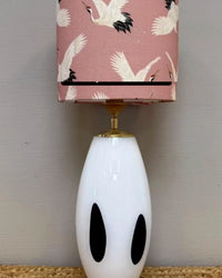Crane Pearl – roze kraanvogel tafellamp
